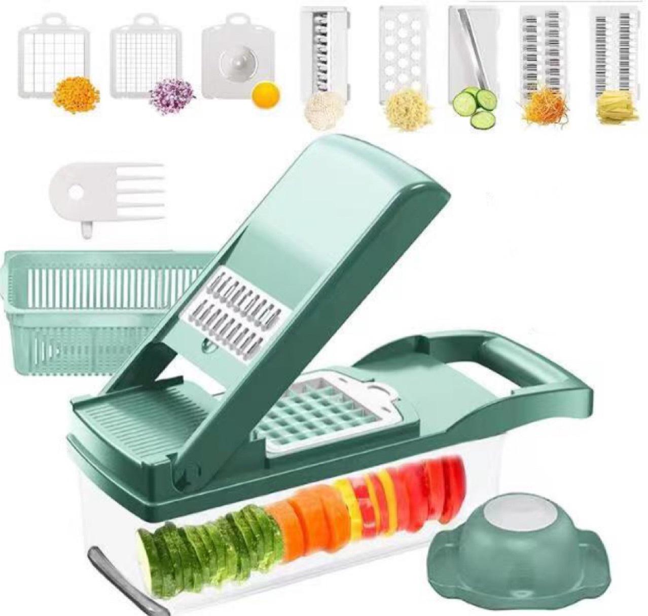 Deluxe Veg-O-Matic: Multi-functional Kitchen Aid