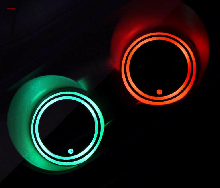 Glow-in-the-Car LED Coasters: Light-up Your Ride