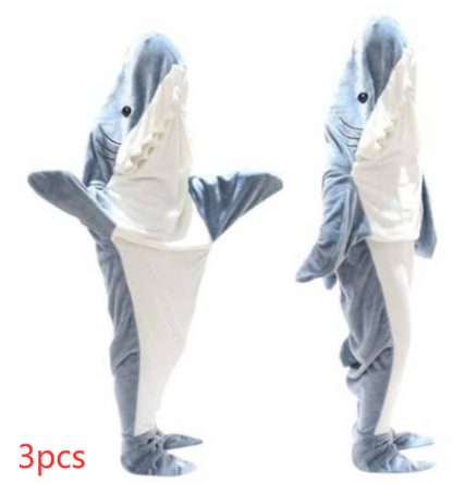 Cozy Cuddles Shark Blanket Pajamas