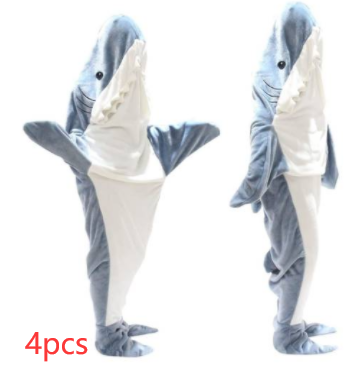 Cozy Cuddles Shark Blanket Pajamas