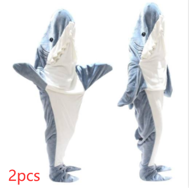 Cozy Cuddles Shark Blanket Pajamas