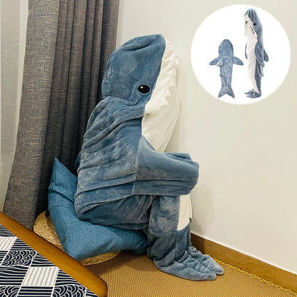 Cozy Cuddles Shark Blanket Pajamas