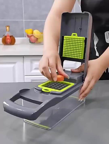 Deluxe Veg-O-Matic: Multi-functional Kitchen Aid