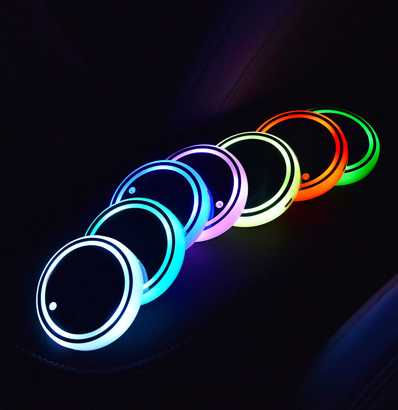 Glow-in-the-Car LED Coasters: Light-up Your Ride